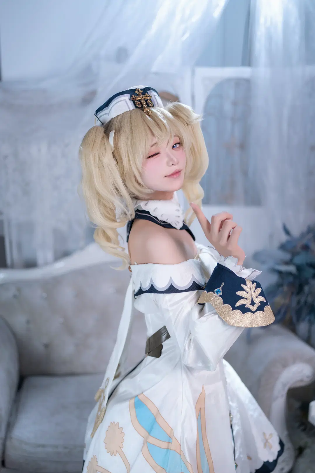 【芭芭拉cos】原神蒙德偶像的双场景生日写真 - 玛哈布芙达音 - 第4张