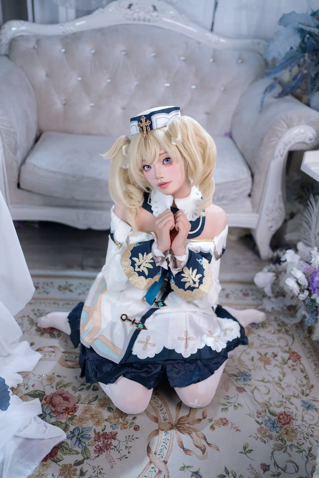 【芭芭拉cos】原神蒙德偶像的双场景生日写真 - 玛哈布芙达音 - 第5张