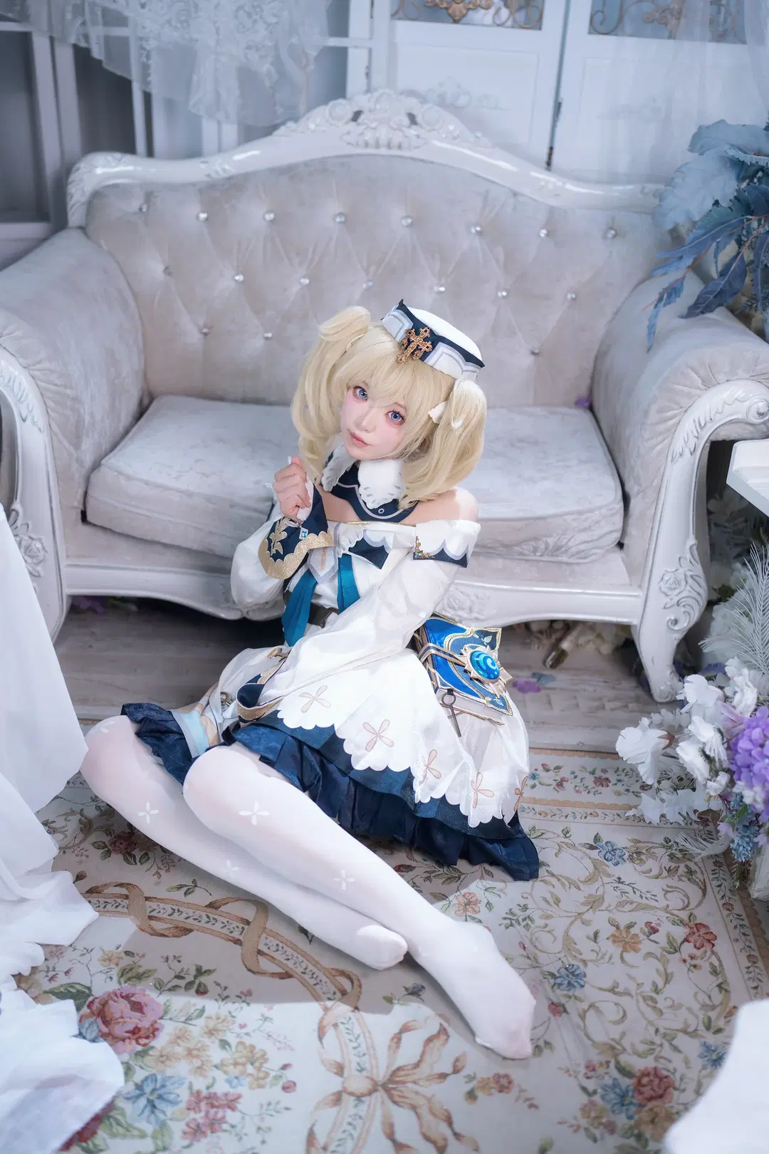 【芭芭拉cos】原神蒙德偶像的双场景生日写真 - 玛哈布芙达音 - 第8张