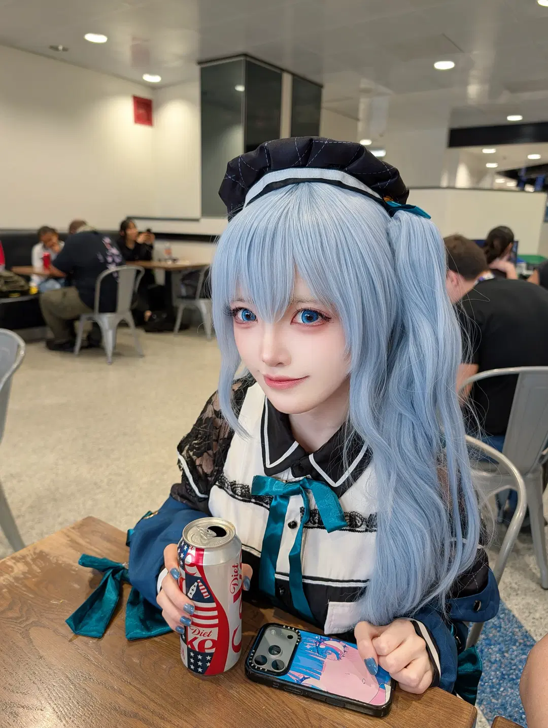 蓝发双马尾, hololive, 虚拟主播cos, 星街彗星cos, 漫展日常随拍