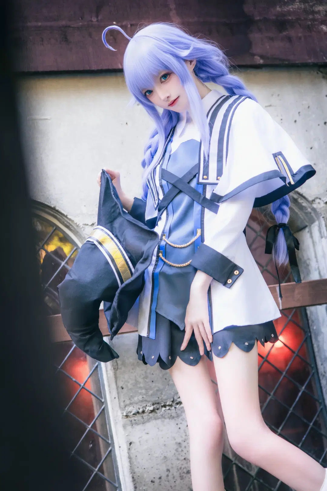 二次元, cosplay, 蓝发, 洛琪希cos, 无职转生