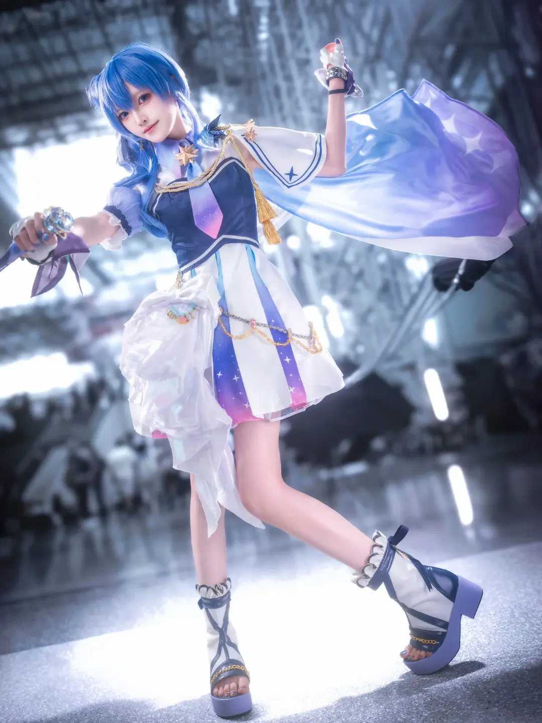 【星街彗星cos】藍髮星空魔法少女的漫展場照記錄 - 汐纸纸 - 第3張