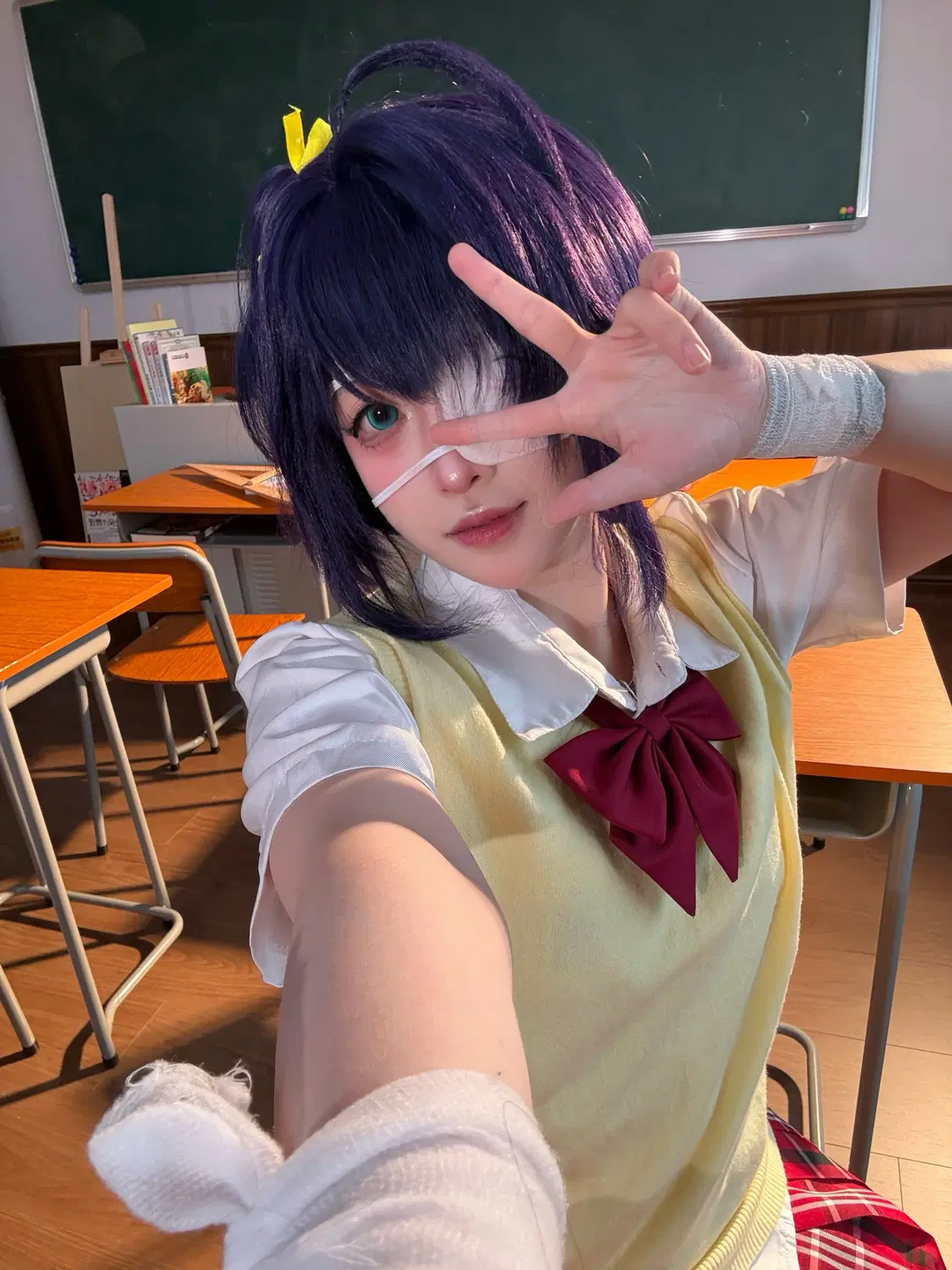 二次元, cosplay, 小鸟游六花cos, 中二病也要恋爱, 眼罩