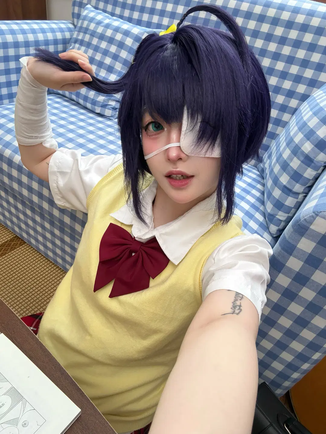 【小鸟游六花cos】中二病也要恋爱，眼罩和绷带是灵魂 - 草莓小糕 - 第5张