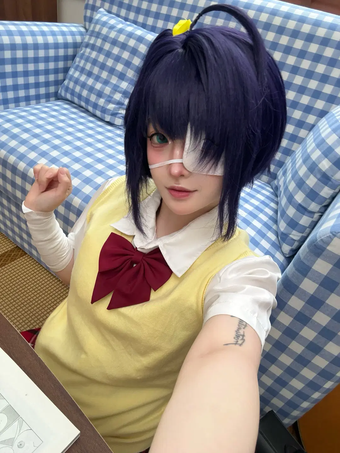 【小鸟游六花cos】中二病也要恋爱，眼罩和绷带是灵魂 - 草莓小糕 - 第7张