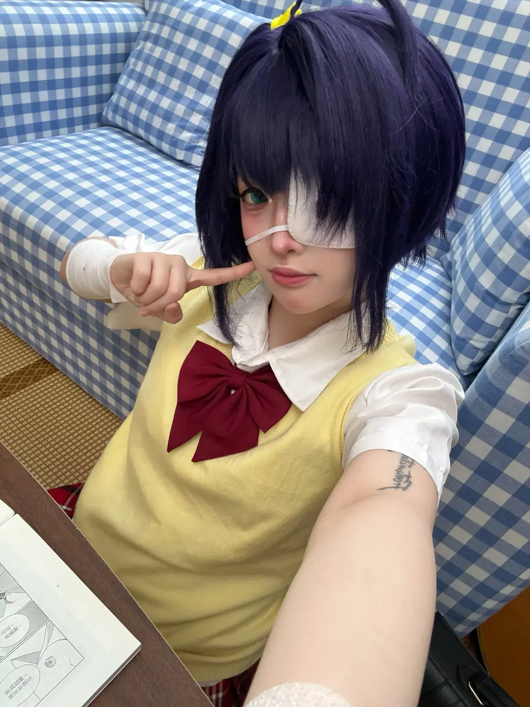 【小鸟游六花cos】中二病也要恋爱，眼罩和绷带是灵魂 - 草莓小糕 - 第8张
