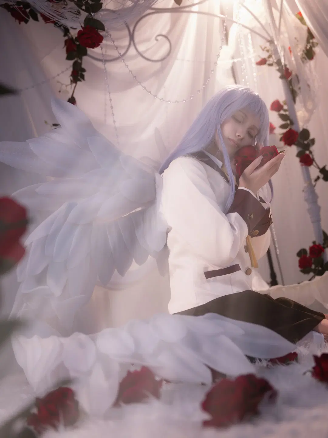 【立華かなで コスプレ】『Angel Beats!』赤と白が織りなす夢幻の天使 - 萌萌的亚古兽HANS - 4枚目