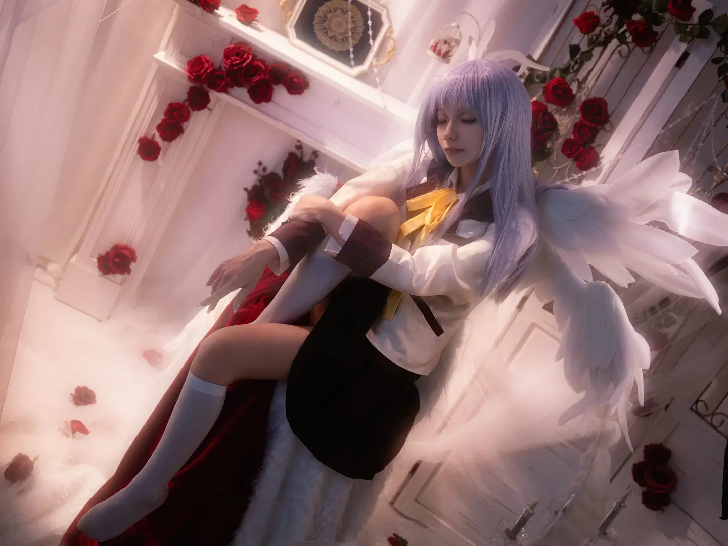 【立華かなで コスプレ】『Angel Beats!』赤と白が織りなす夢幻の天使 - 萌萌的亚古兽HANS - 6枚目