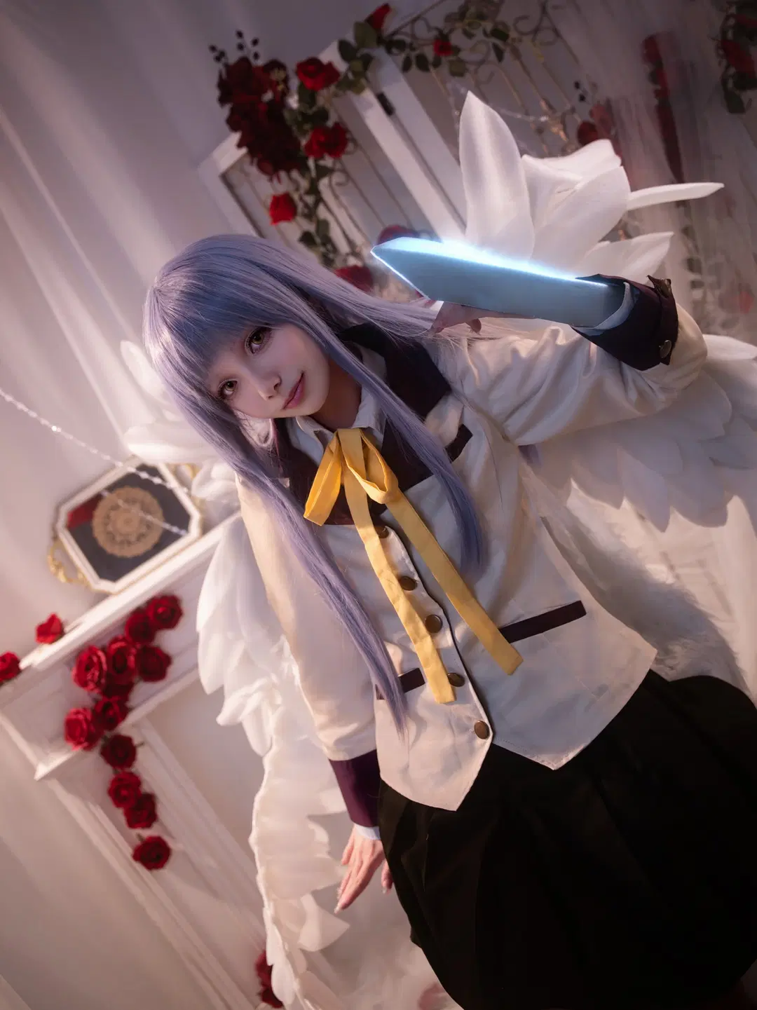【立華かなで コスプレ】『Angel Beats!』赤と白が織りなす夢幻の天使 - 萌萌的亚古兽HANS - 9枚目