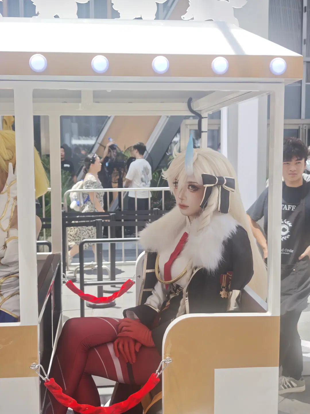 cosplay, 命运冠位指定, FGO十周年, 红色紧身裤, 漫展花车