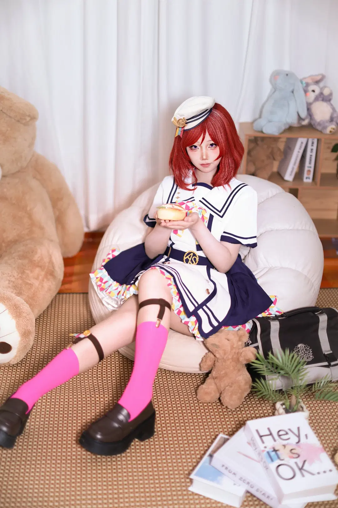 cos正片, 水手服, lovelive, 西木野真姬cos, 丝袜