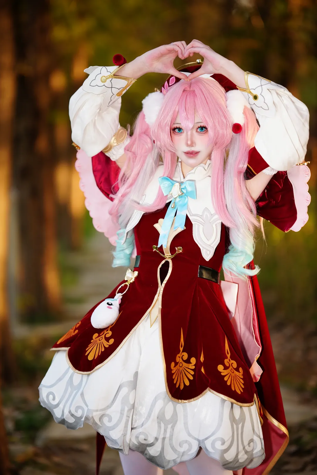 崩壞星穹鐵道, 風堇cos, 戶外cosplay, 二次元cos, 白絲cos - 第3張