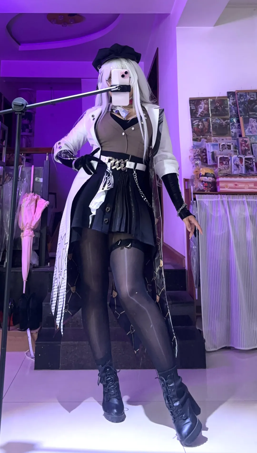崩坏：星穹铁道, 黑丝穿搭, cosplay试衣, 虚照cos, 长腿 - 第3张