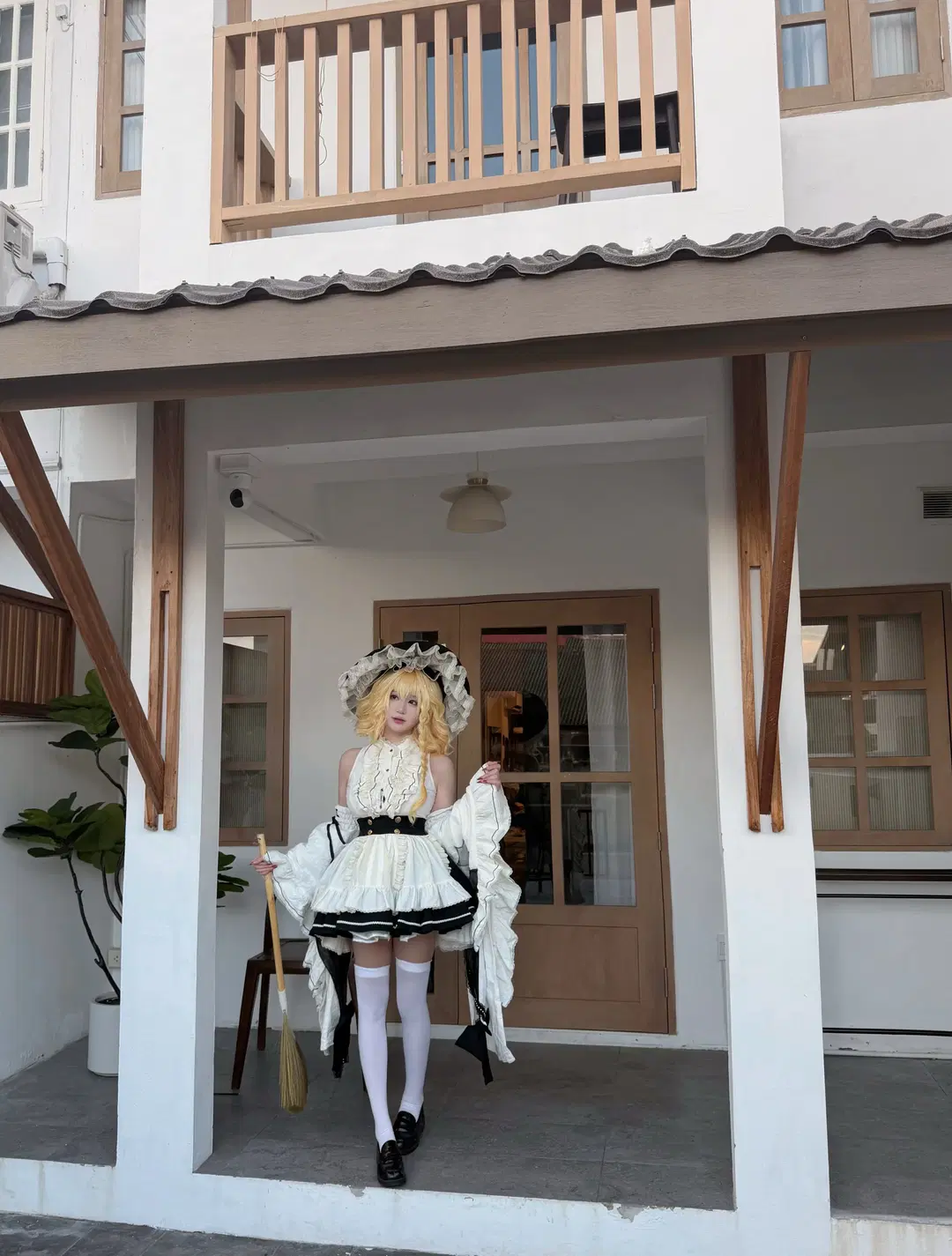 cosplay, 東方project, 魔理沙cos, 白絲, 旅行