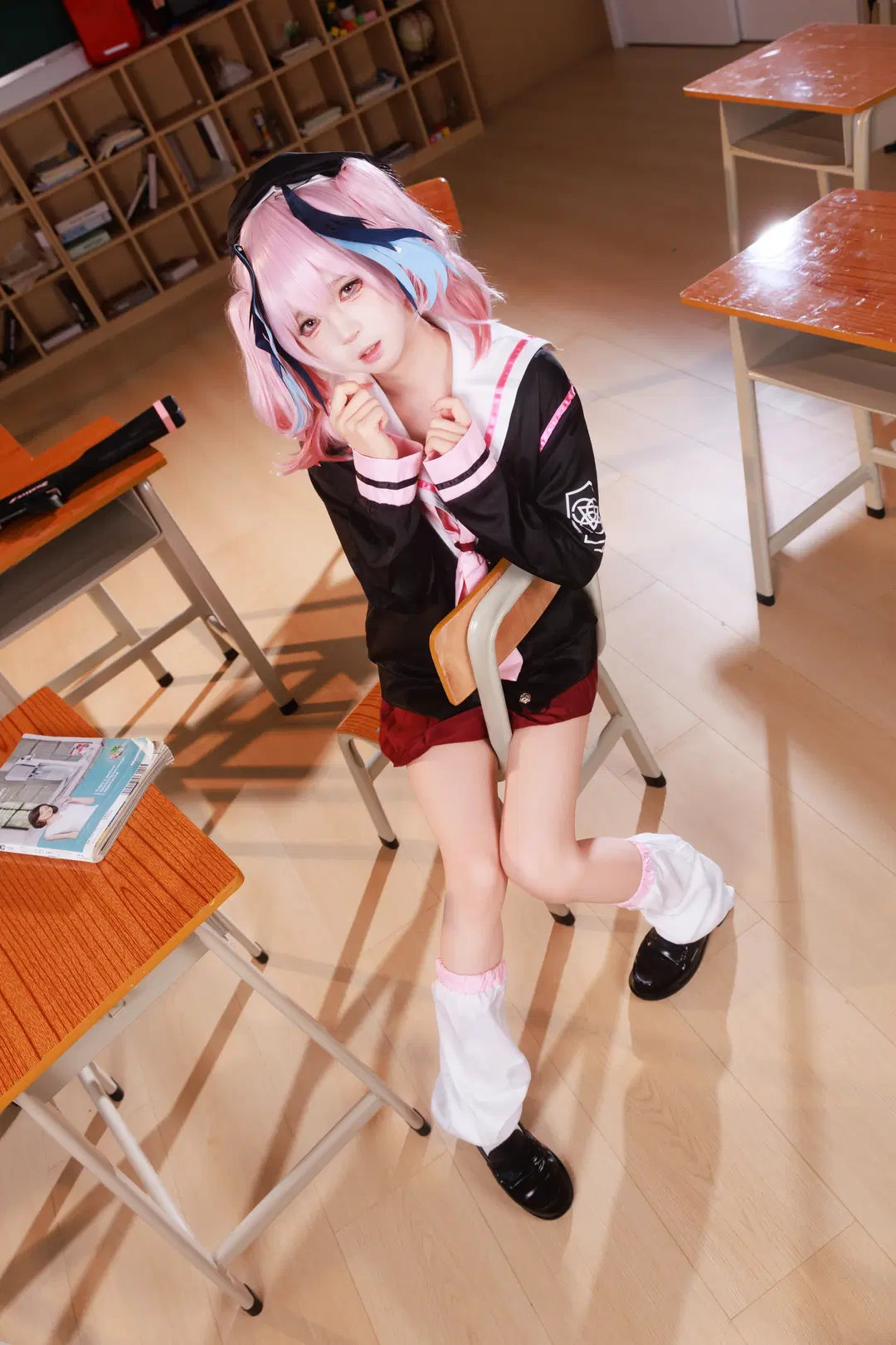 【下江コハル コスプレ】『ブルーアーカイブ』教室での正義執行記録 - 风凛纸鸢 - 3枚目