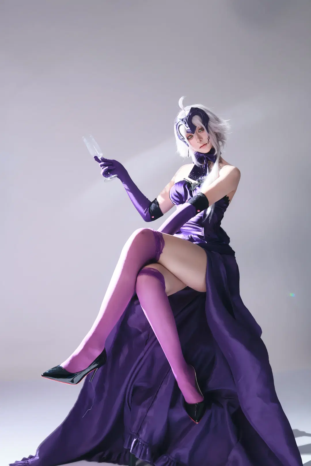 Fate, Fate/Grand Order, Jeanne d'Arc (Alter) cosplay, Stockings, Jeanne d'Arc