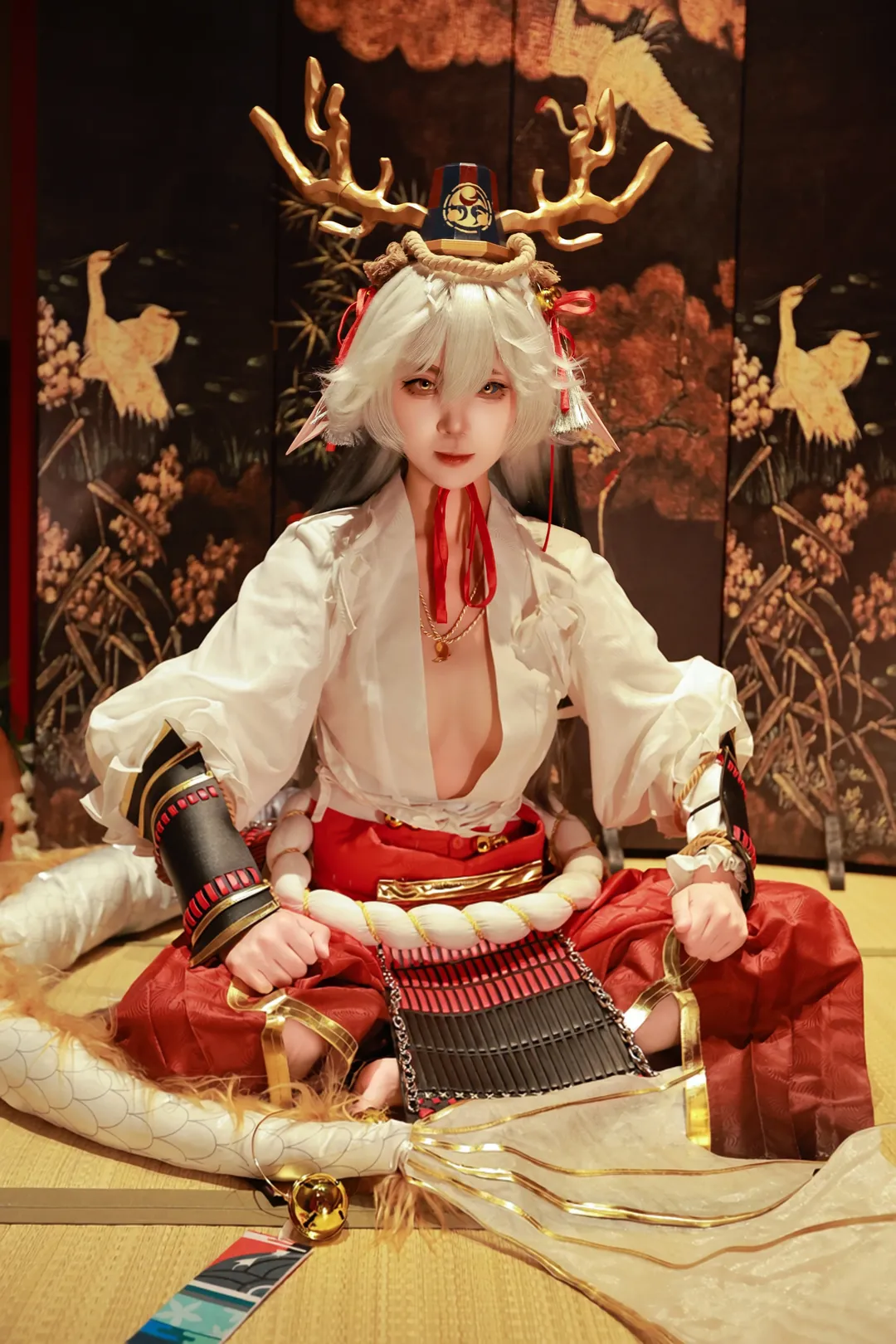 和風コスプレ, コスプレ写真, 陰陽師, 鈴鹿御前コスプレ, 鳥居撮影 - 2枚目