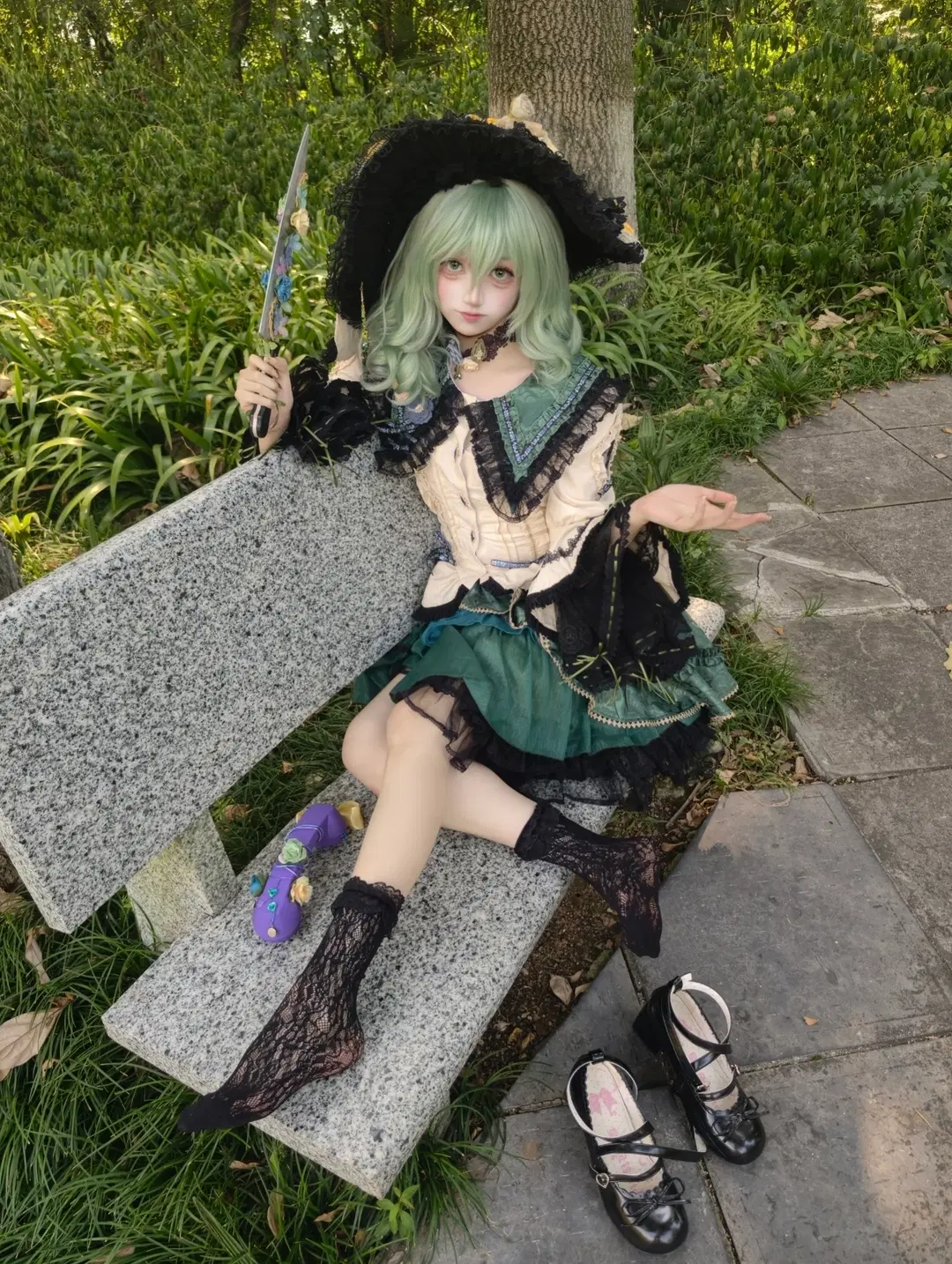 【古明地恋cos】东方Project绿发少女的无意识靠近 - 奶油糖糕丶 - 第2张