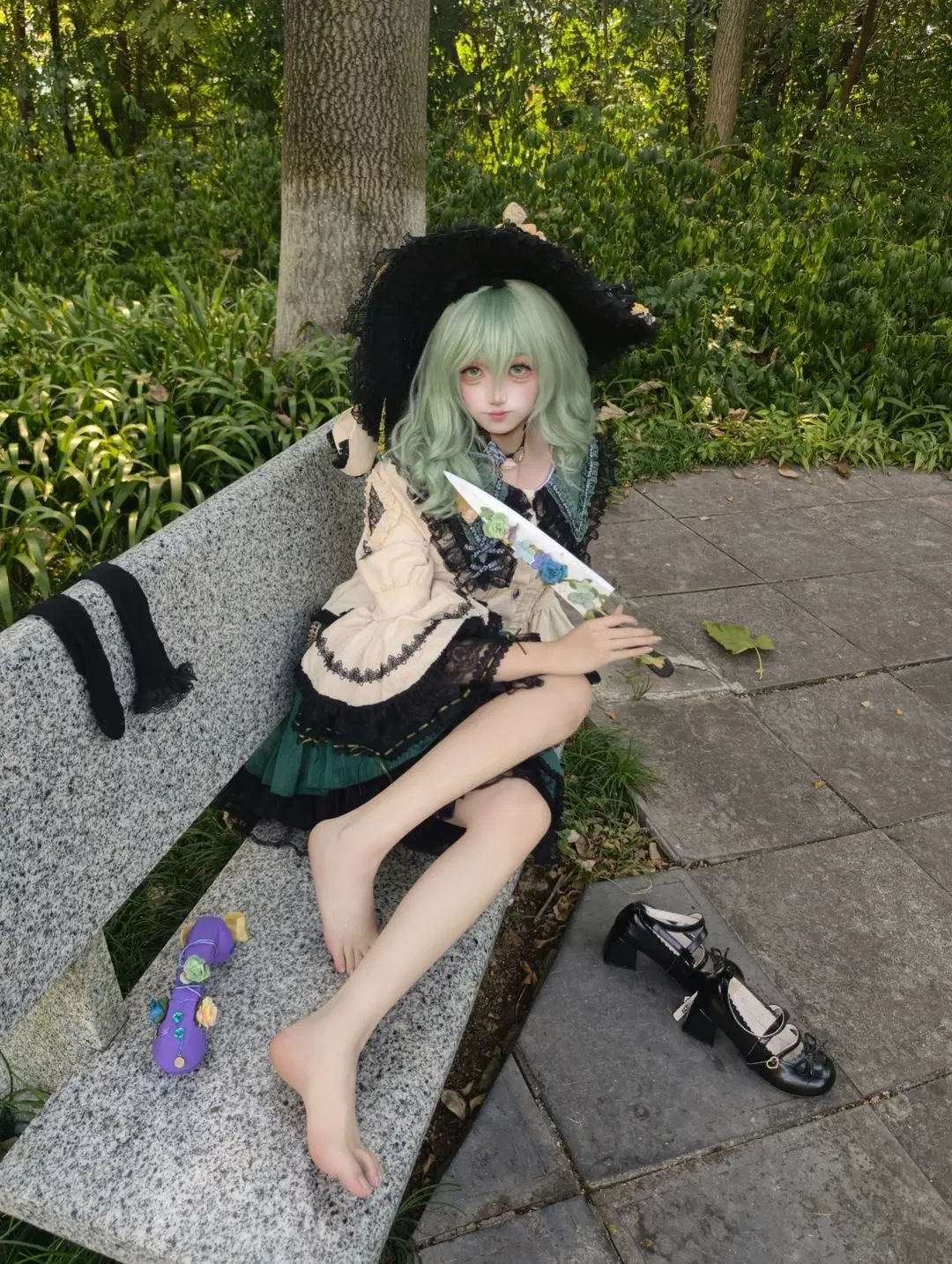 【古明地恋cos】东方Project绿发少女的无意识靠近 - 奶油糖糕丶 - 第3张