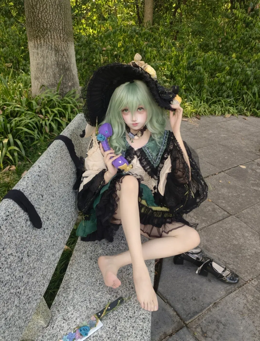 【古明地恋cos】东方Project绿发少女的无意识靠近 - 奶油糖糕丶 - 第4张