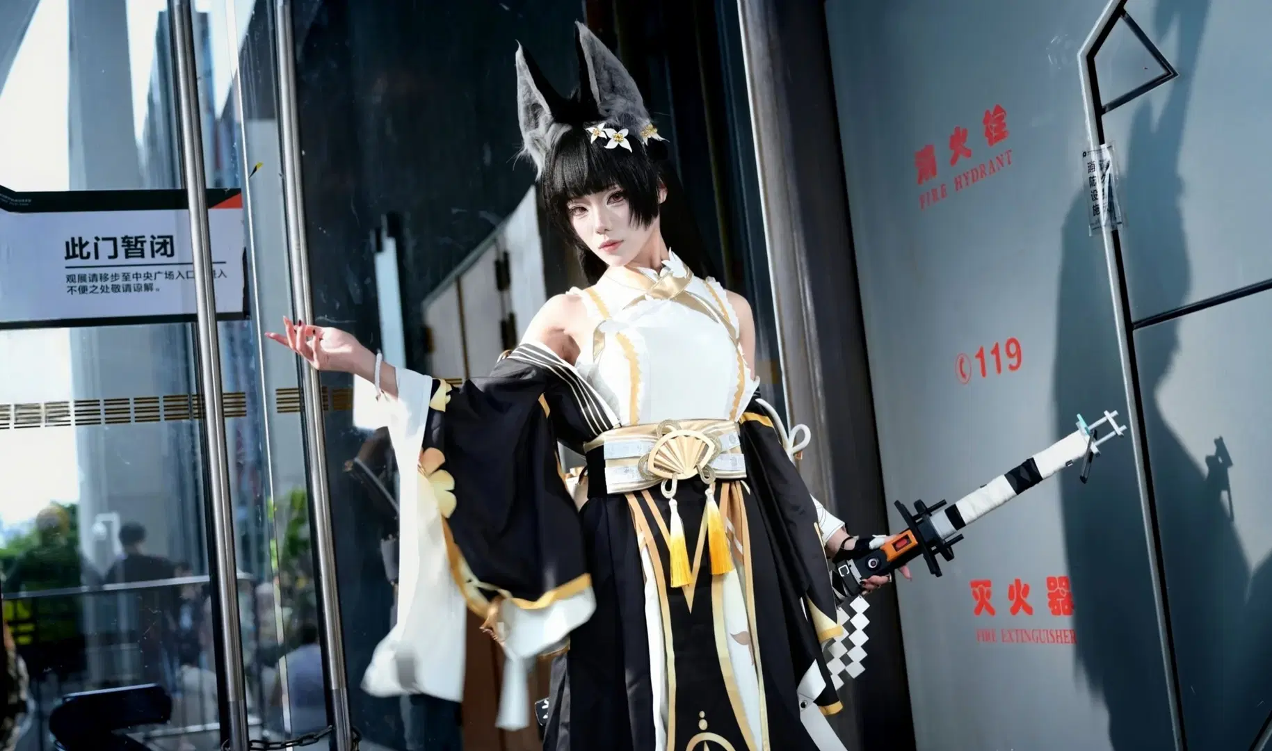 【星见雅cos】绝区零银庭花信，萤火虫漫展冷艳一刀 - Rina - 第4张