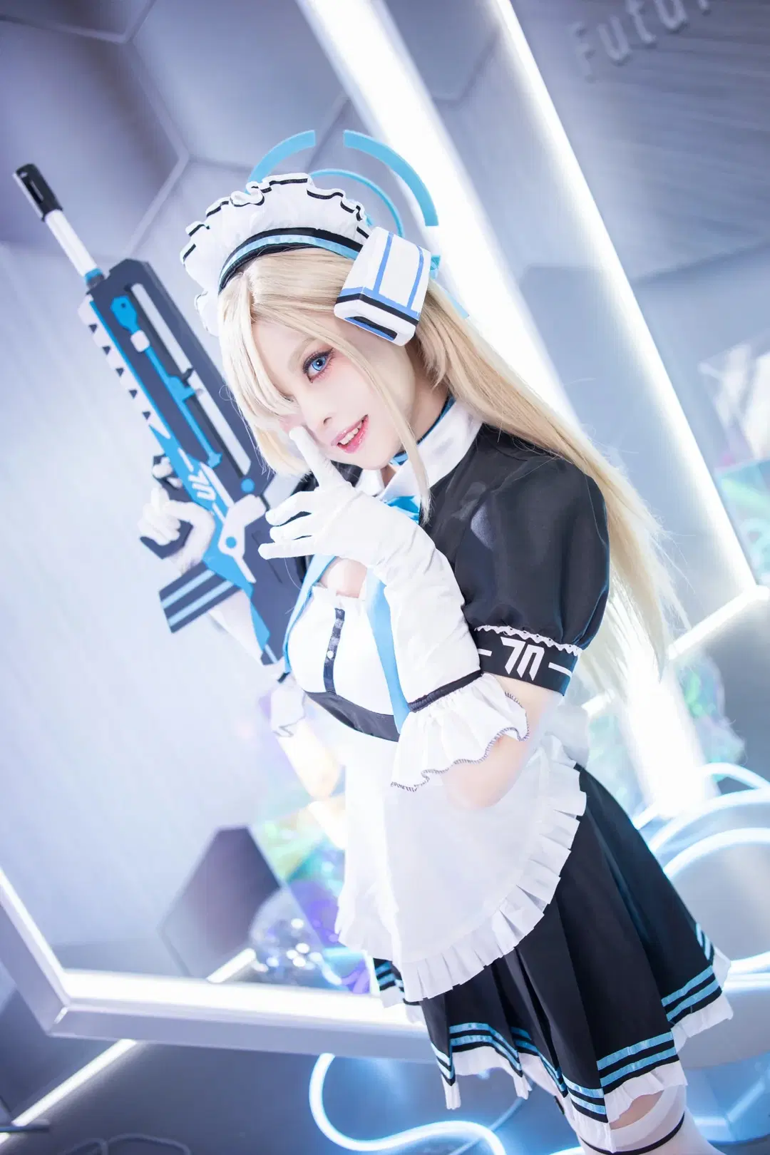 【Ichinose Asuna cosplay】Blue Archive Sci-Fi Maid Photoshoot Sharing by 在线只有5分钟 - Image 10