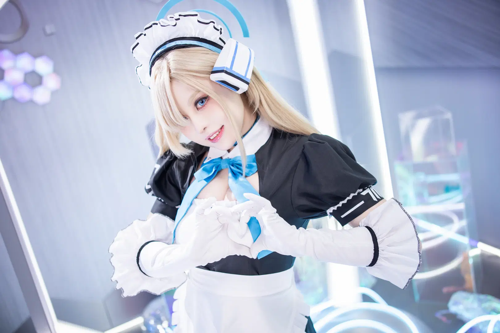 【Ichinose Asuna cosplay】Blue Archive Sci-Fi Maid Photoshoot Sharing by 在线只有5分钟 - Image 11