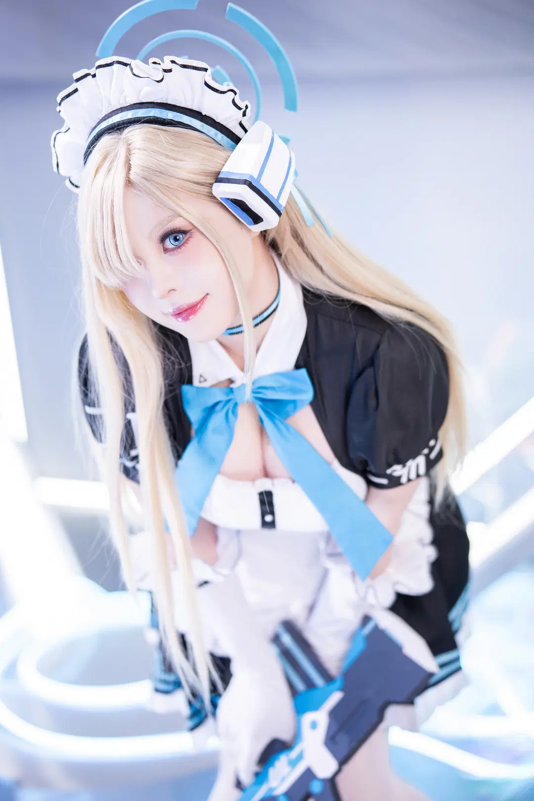 【Ichinose Asuna cosplay】Blue Archive Sci-Fi Maid Photoshoot Sharing by 在线只有5分钟 - Image 7