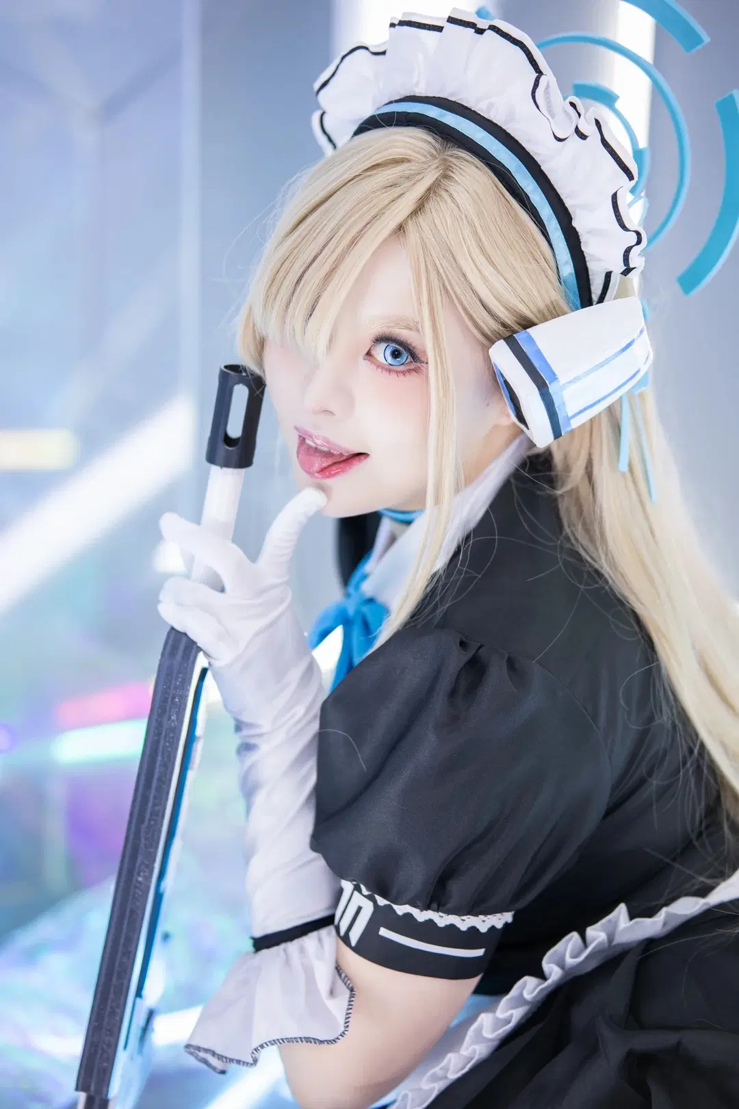 【Ichinose Asuna cosplay】Blue Archive Sci-Fi Maid Photoshoot Sharing by 在线只有5分钟 - Image 9
