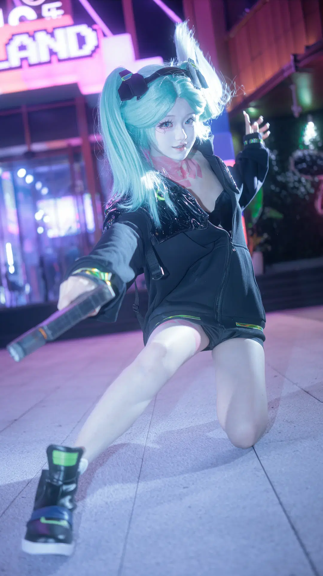 【丽贝卡cos】赛博朋克边缘行者里的夜之城少女 - 在线只有5分钟 - 第7张