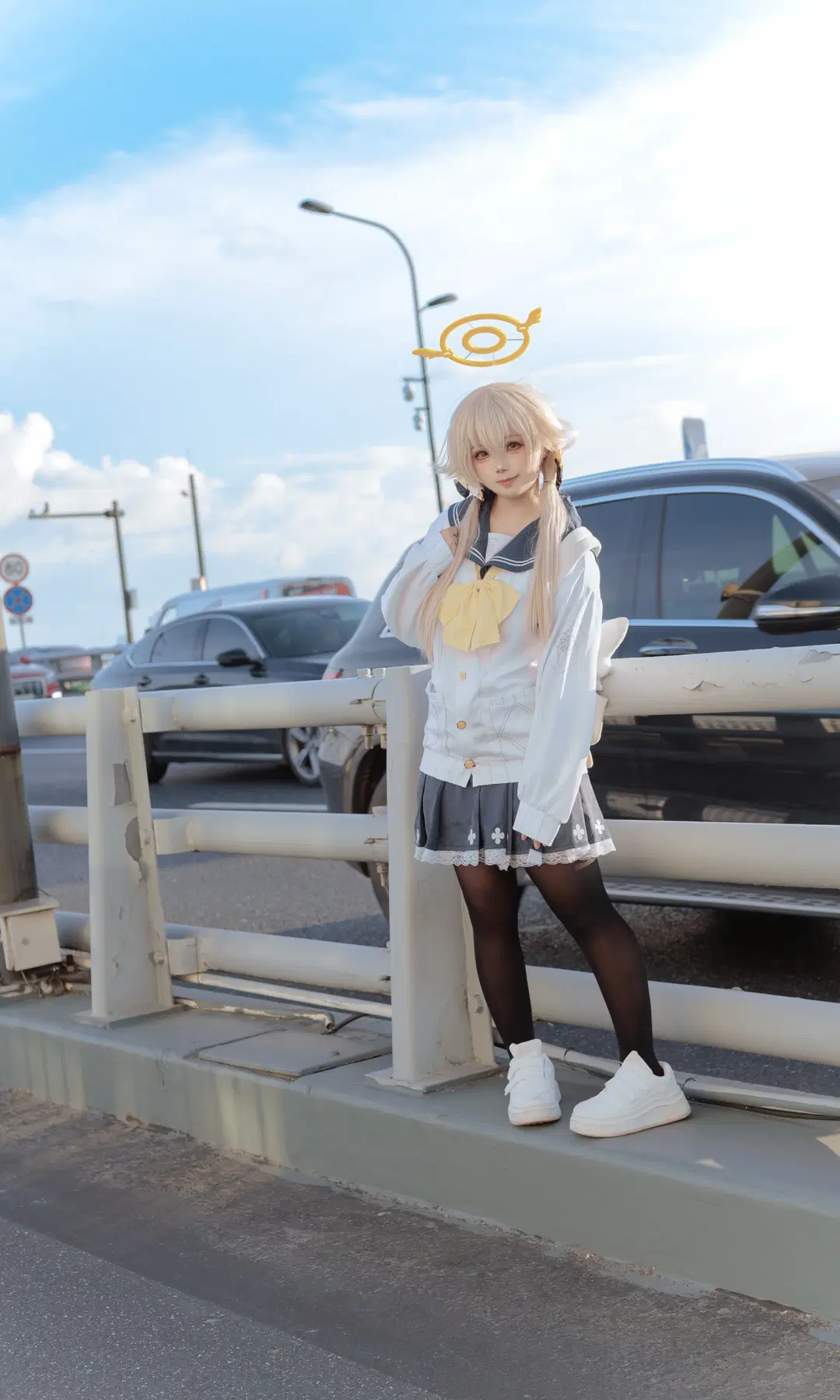 【阿慈谷日富美cos】蓝天下的水手服穿搭拍摄记录 - 在线只有5分钟 - 第3张
