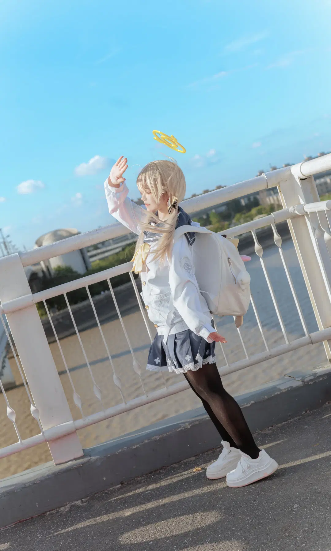 【阿慈谷日富美cos】蓝天下的水手服穿搭拍摄记录 - 在线只有5分钟 - 第5张