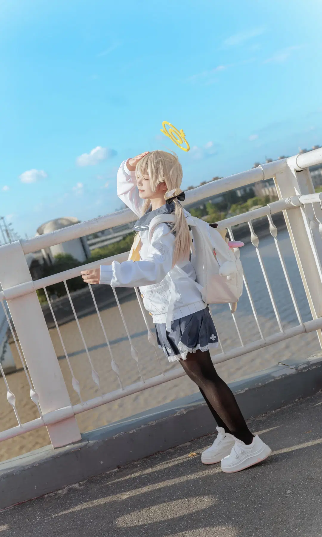 【阿慈谷日富美cos】蓝天下的水手服穿搭拍摄记录 - 在线只有5分钟 - 第6张