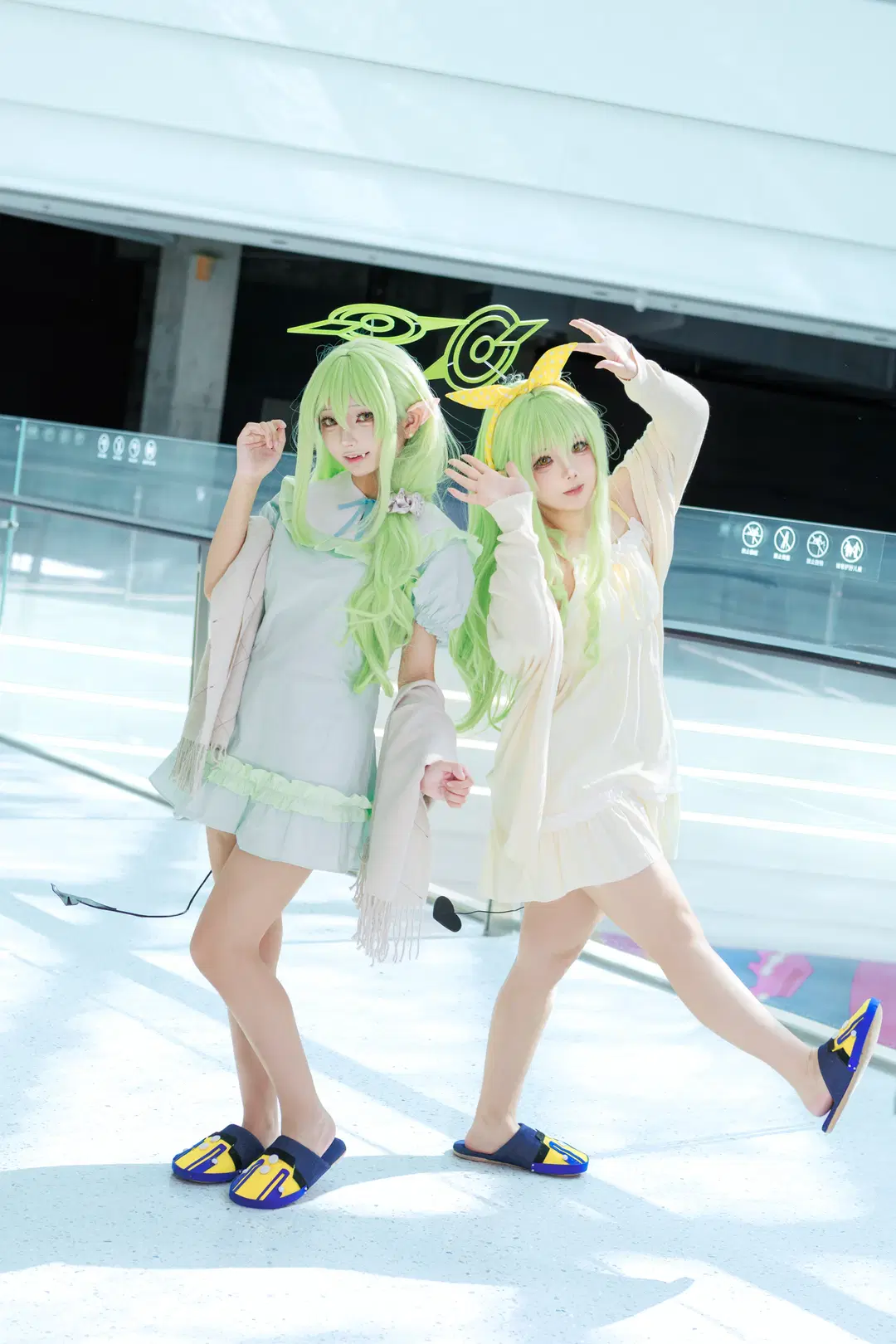 碧蓝档案, 橘望cos, 居家服cosplay, 橘光cos, 铁道双子cos