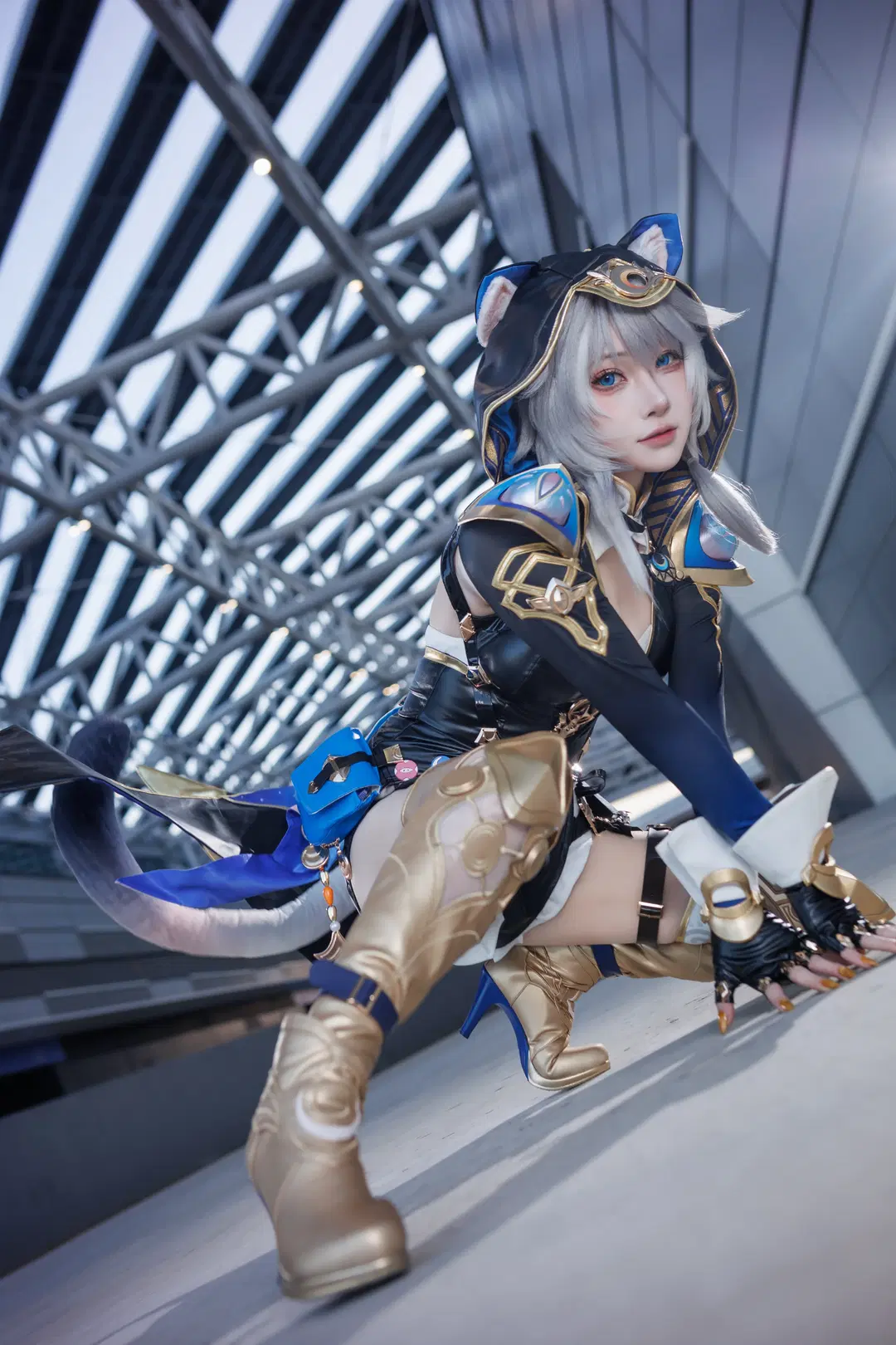 cosplay, 赛飞儿cos, 崩坏星穹铁道, 猫耳, cos场照