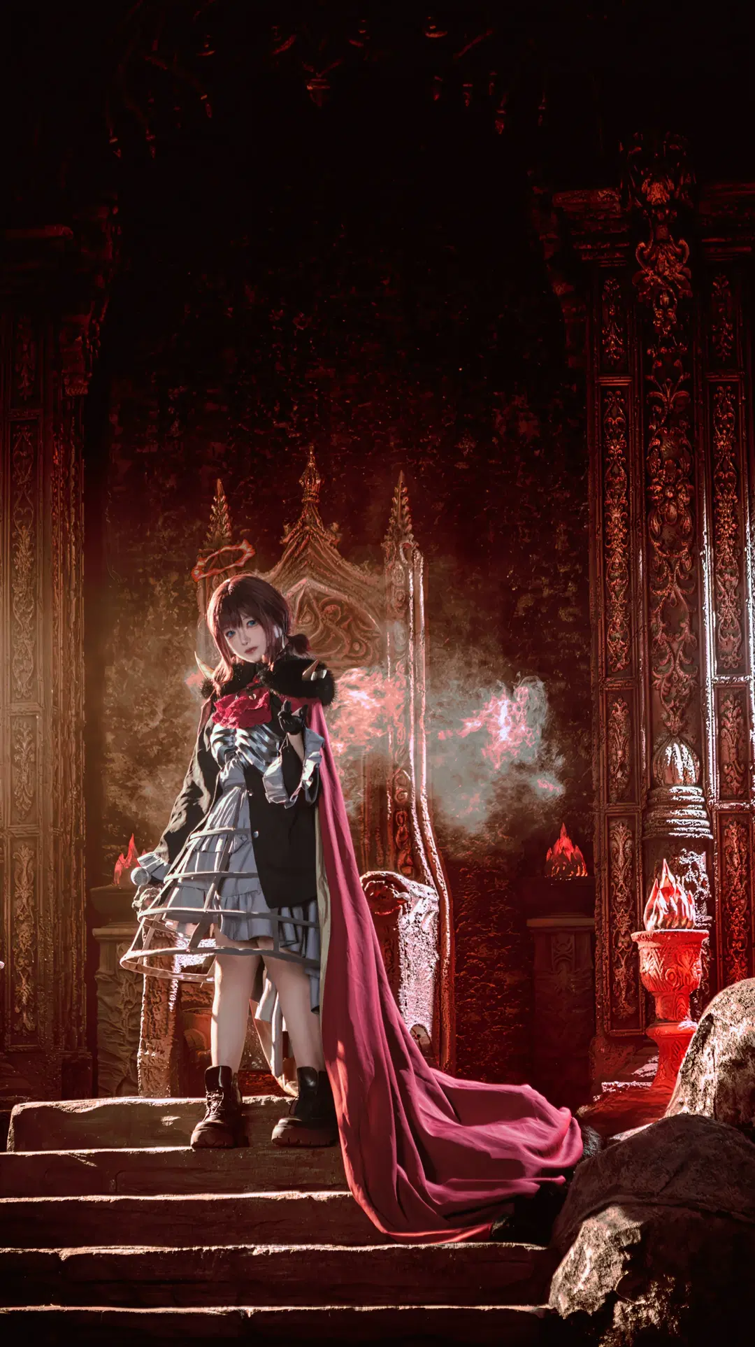 暗黑哥特风, 少女哭泣乐队, 芹泽仁菜cos, GirlsBandCry, 魔王少女