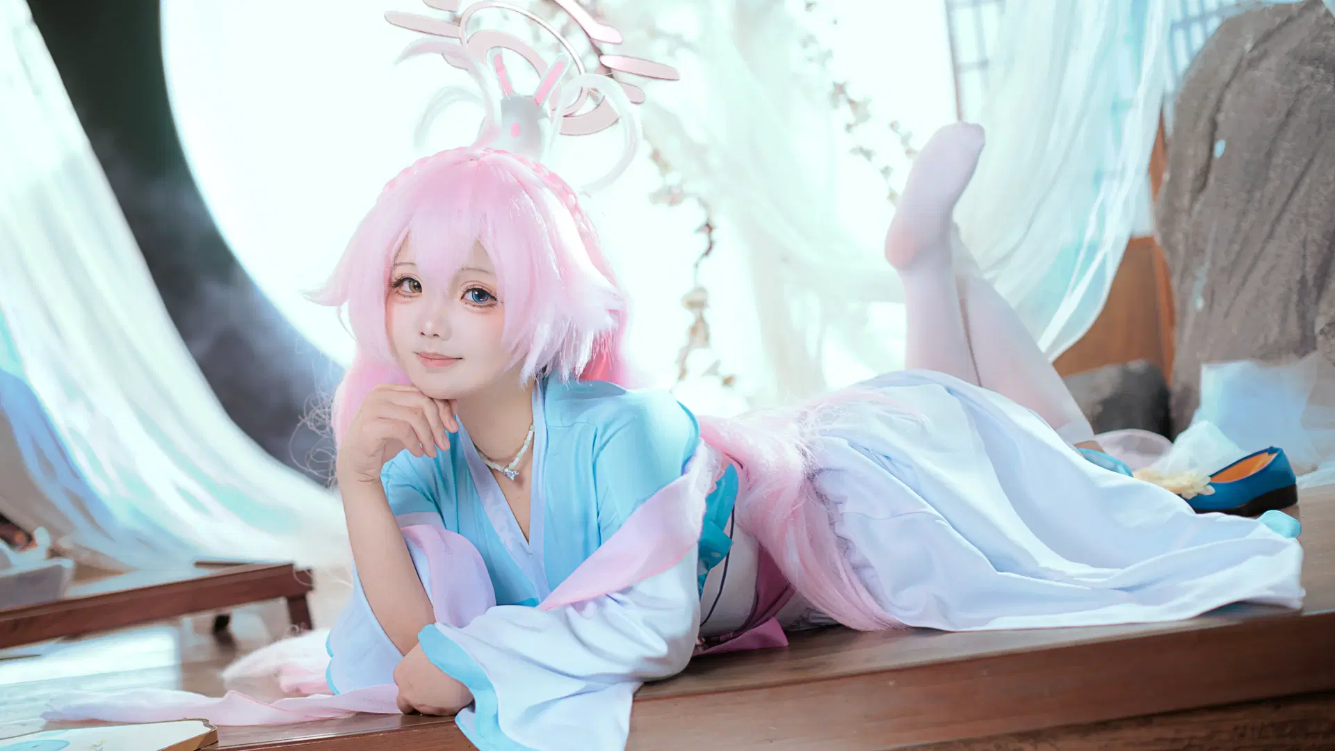 【小鳥遊星野cos】蔚藍檔案的桂月垂光，秋星曜野 - 在线只有5分钟 - 第2張