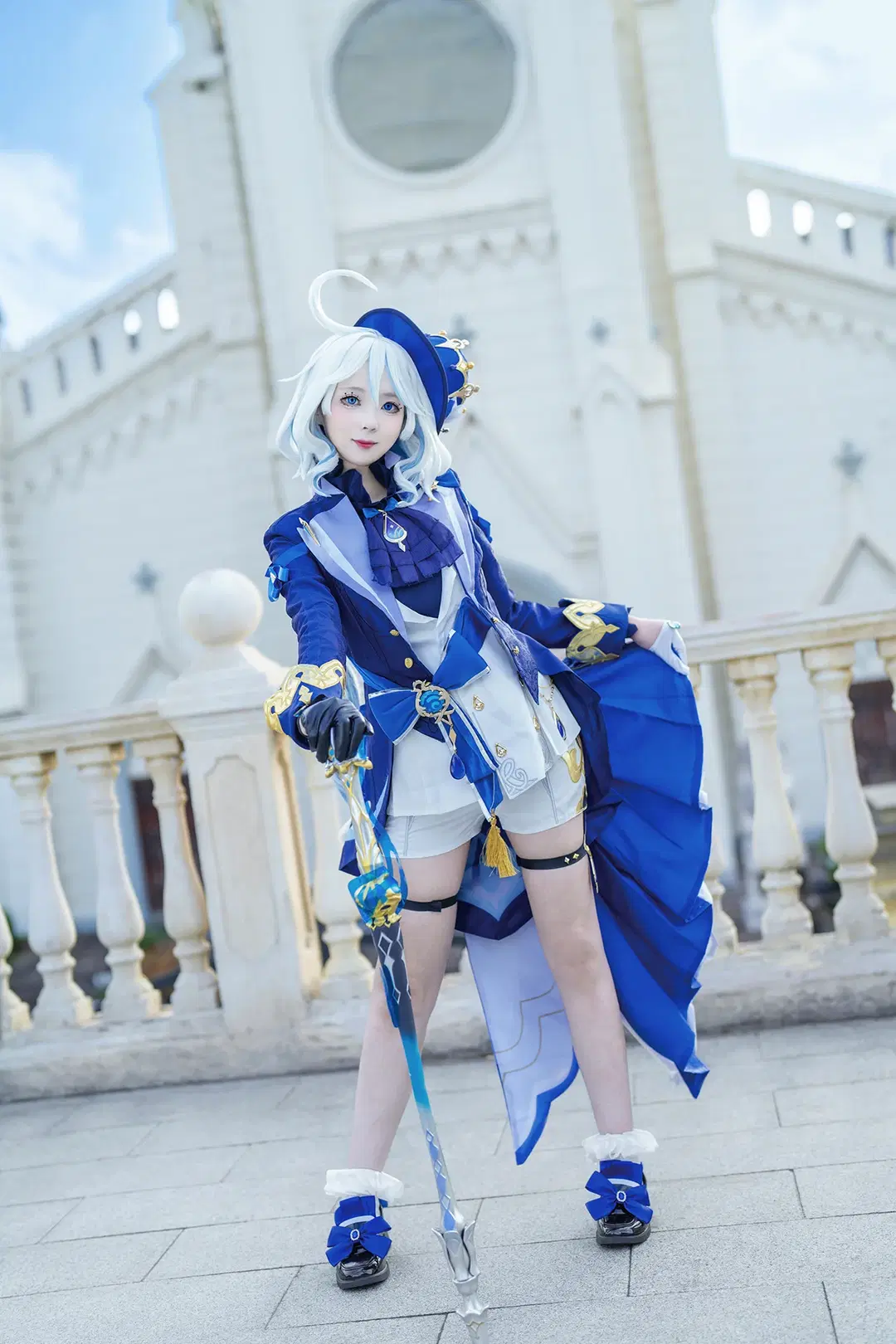 原神, cos正片, 芙宁娜cos, 水神, 原神cos