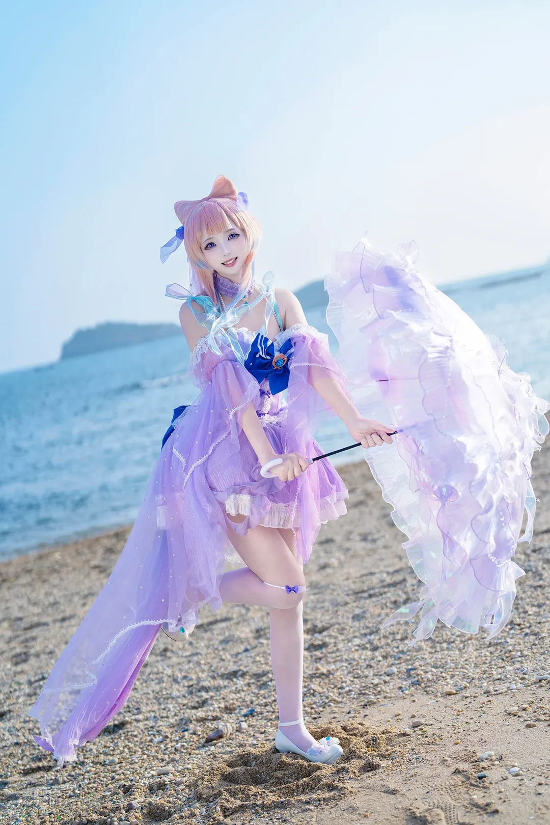 原神, 珊瑚宮心海 コスプレ, 二次元コスプレ, 白ストッキング, 心海 ウェディングドレス - 1枚目
