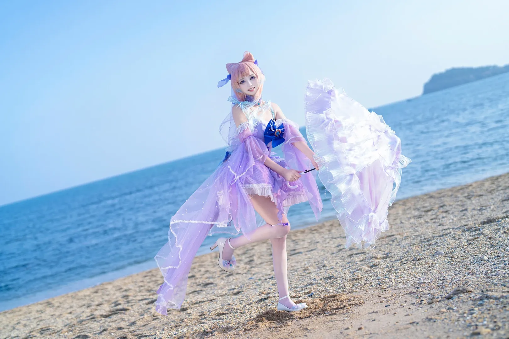 原神, 珊瑚宮心海 コスプレ, 二次元コスプレ, 白ストッキング, 心海 ウェディングドレス - 4枚目