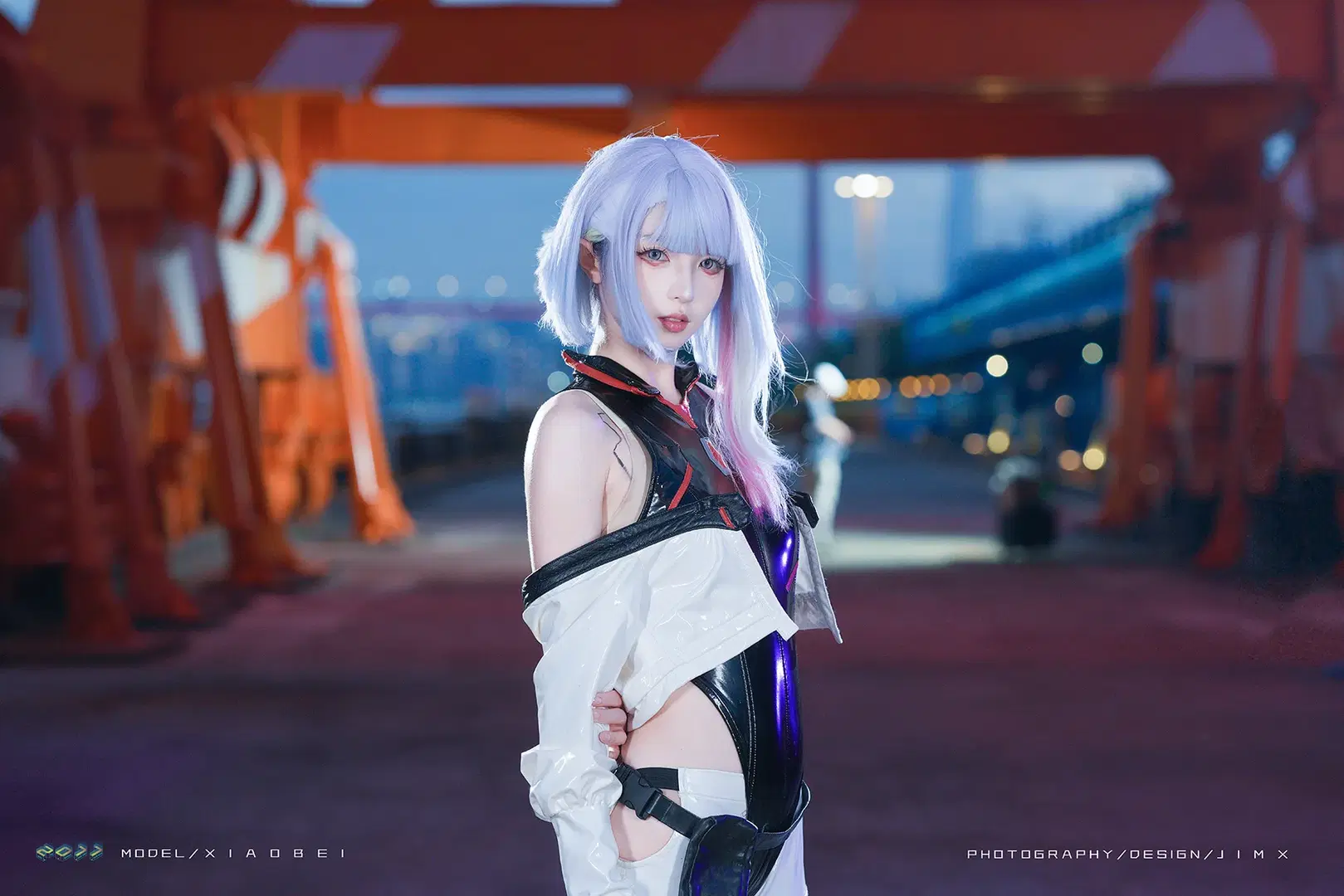 [Lucy cosplay] Cyberpunk: Edgerunners Yangpu Power Plant Night Shoot by 猫活150 - Image 5