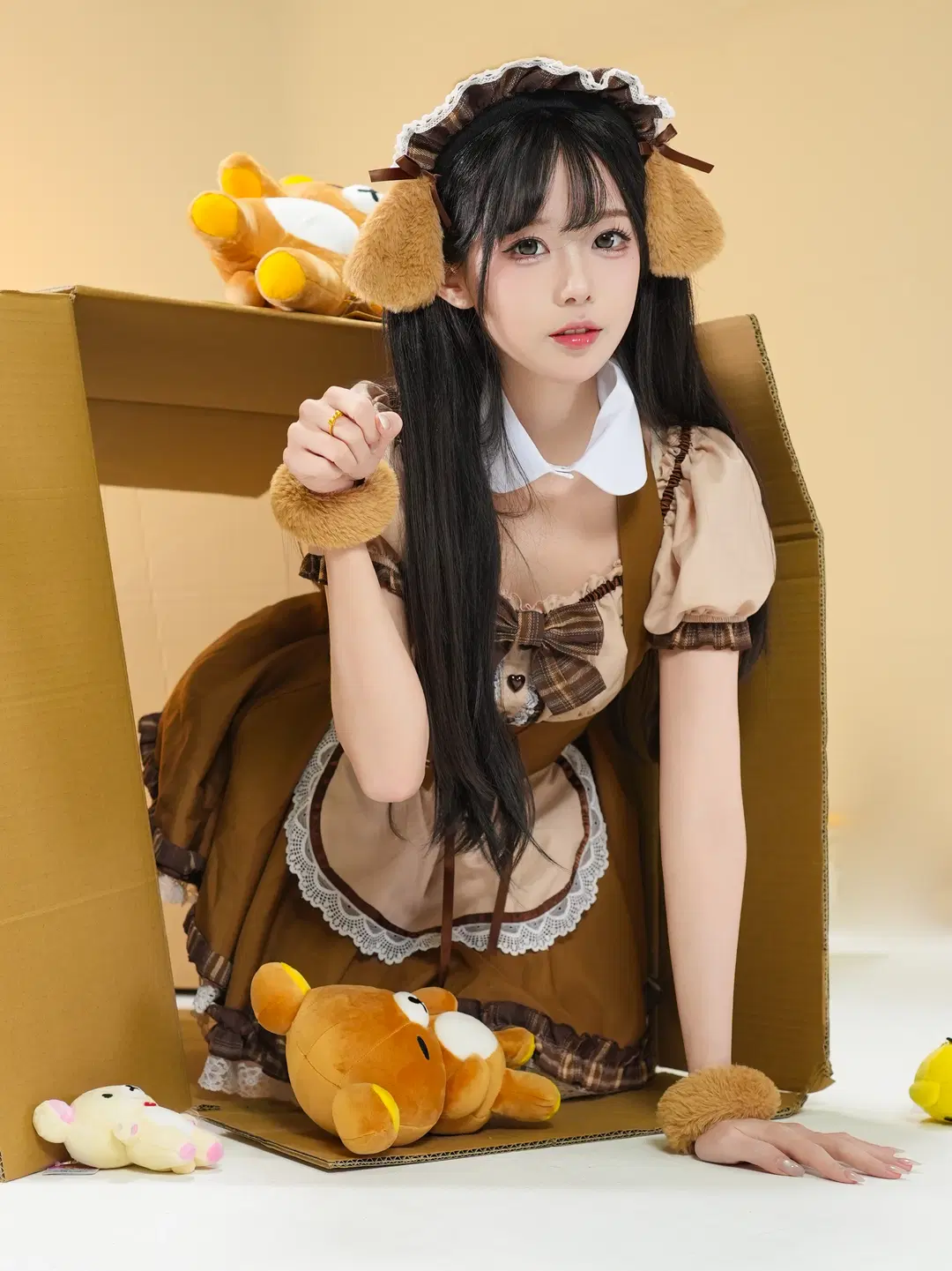 柴犬女仆装扮，白棚里的元气拍摄记录 - 猫活150 - 第2张