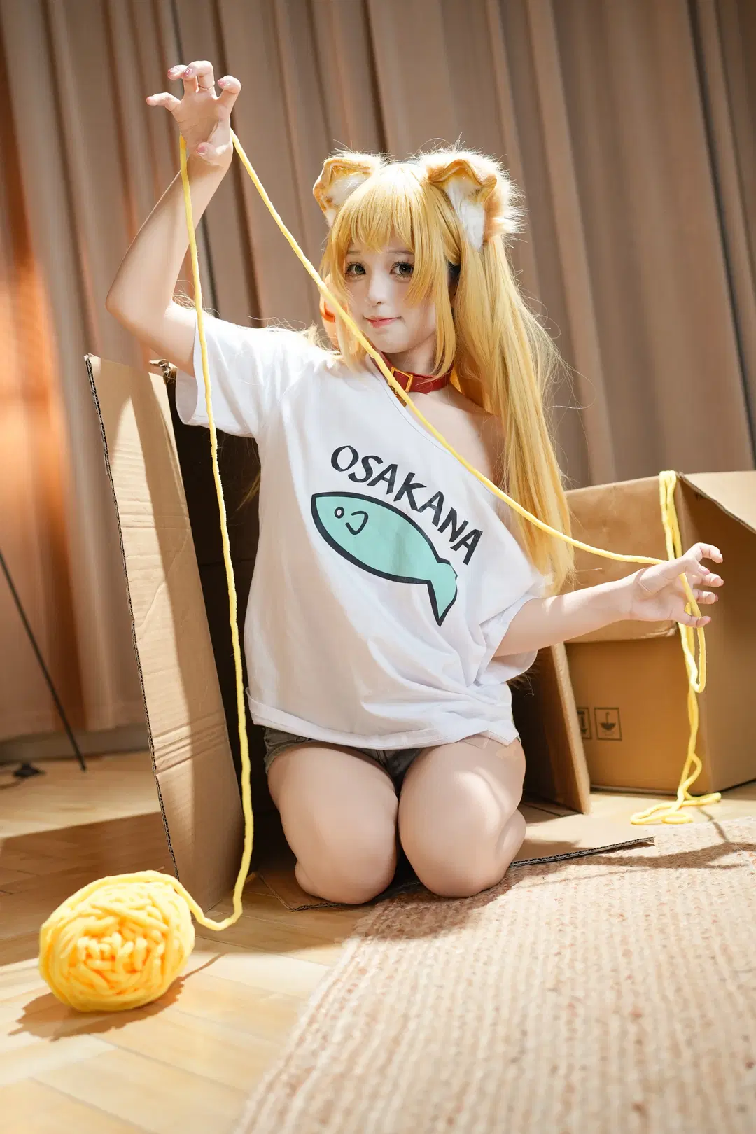 [Kinako cosplay] Recreating the Everyday Cat-Girl Under 40hara's Brush by 猫活150 - Image 10