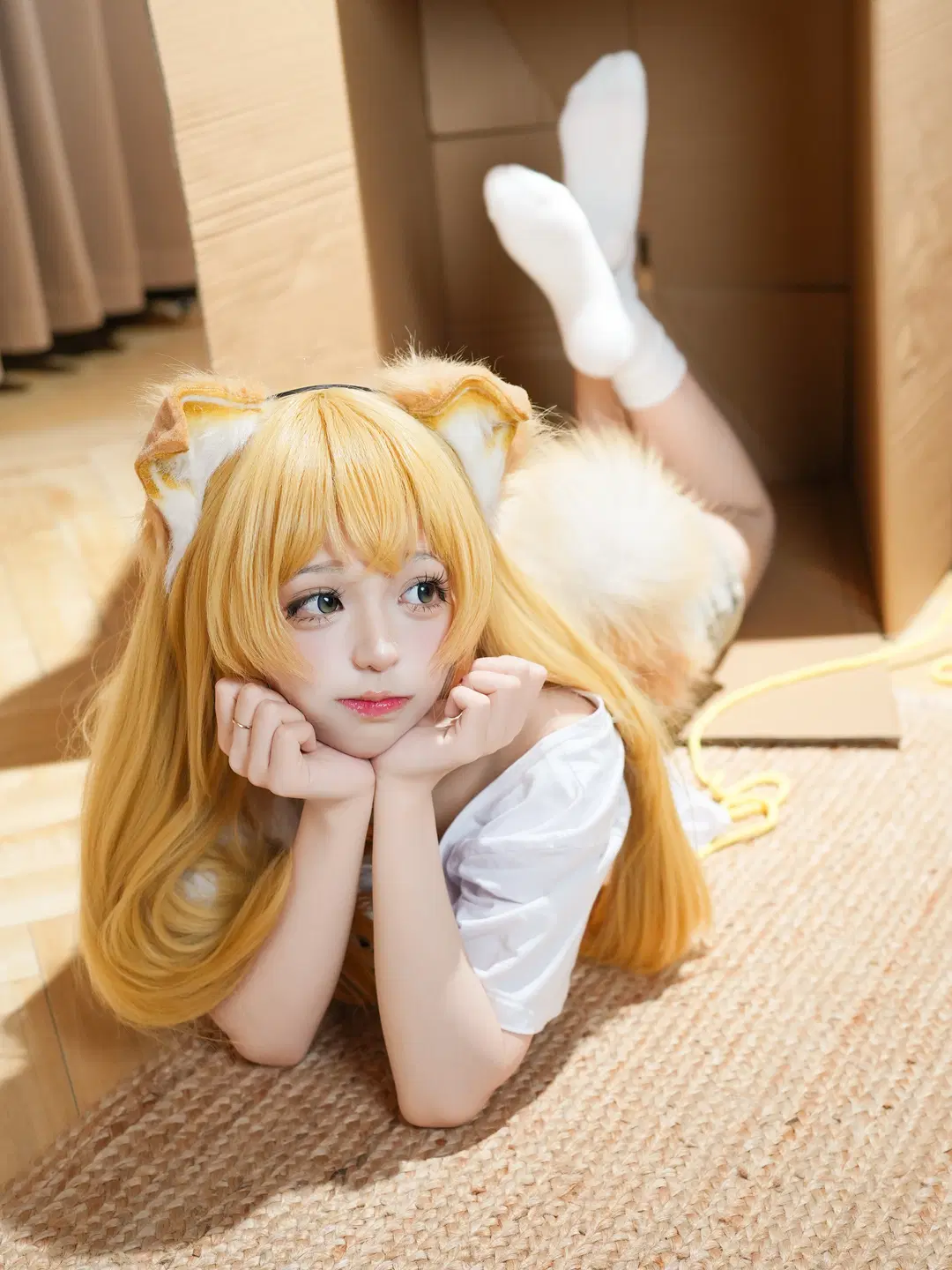 [Kinako cosplay] Recreating the Everyday Cat-Girl Under 40hara's Brush by 猫活150 - Image 7