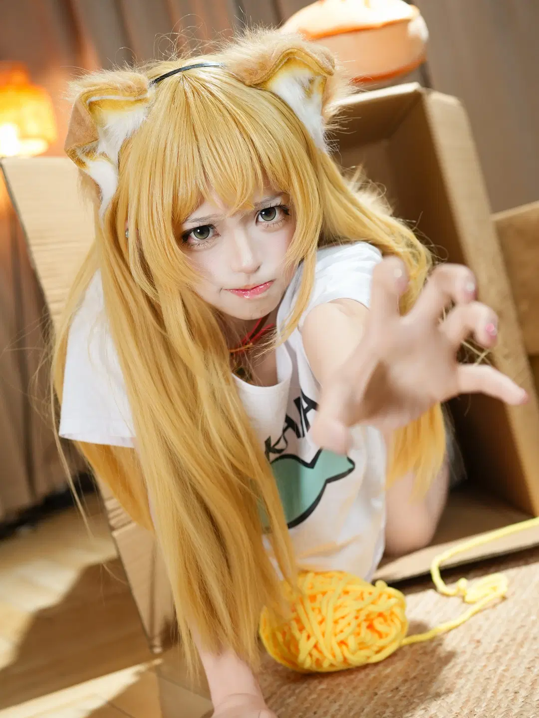 [Kinako cosplay] Recreating the Everyday Cat-Girl Under 40hara's Brush by 猫活150 - Image 8