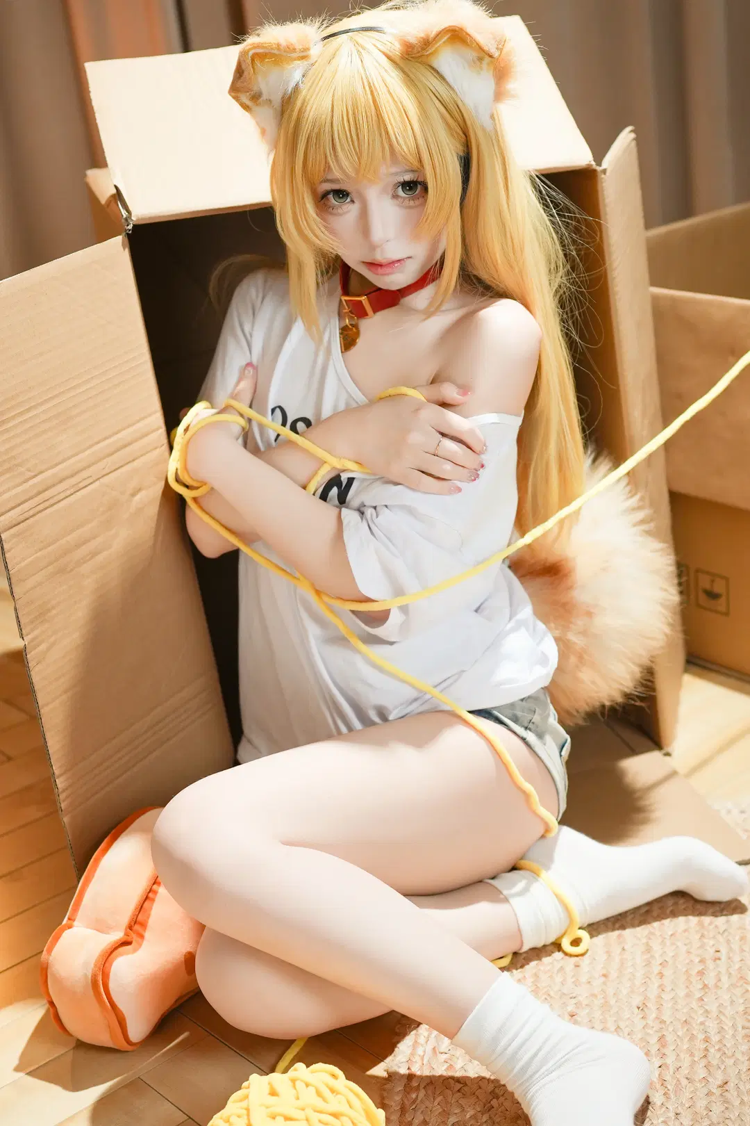 [Kinako cosplay] Recreating the Everyday Cat-Girl Under 40hara's Brush by 猫活150 - Image 9