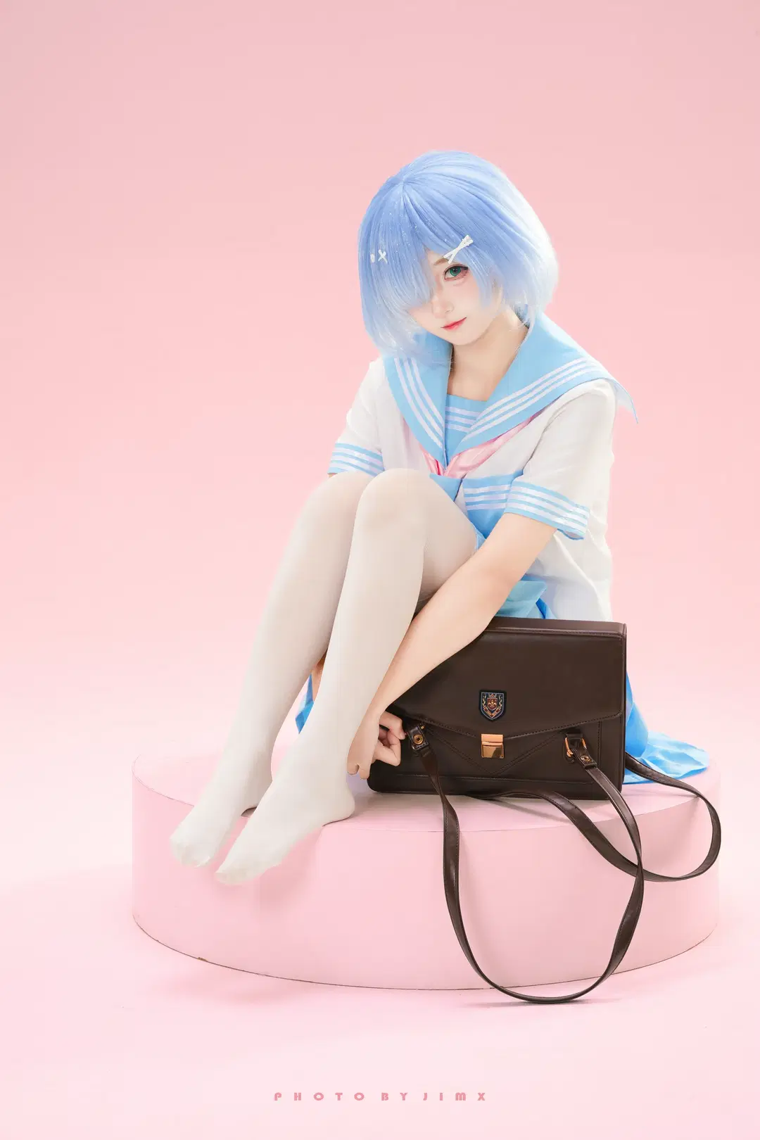 【雷姆cos】白棚粉調水手服，甜度拉滿 - 猫活150 - 第4張