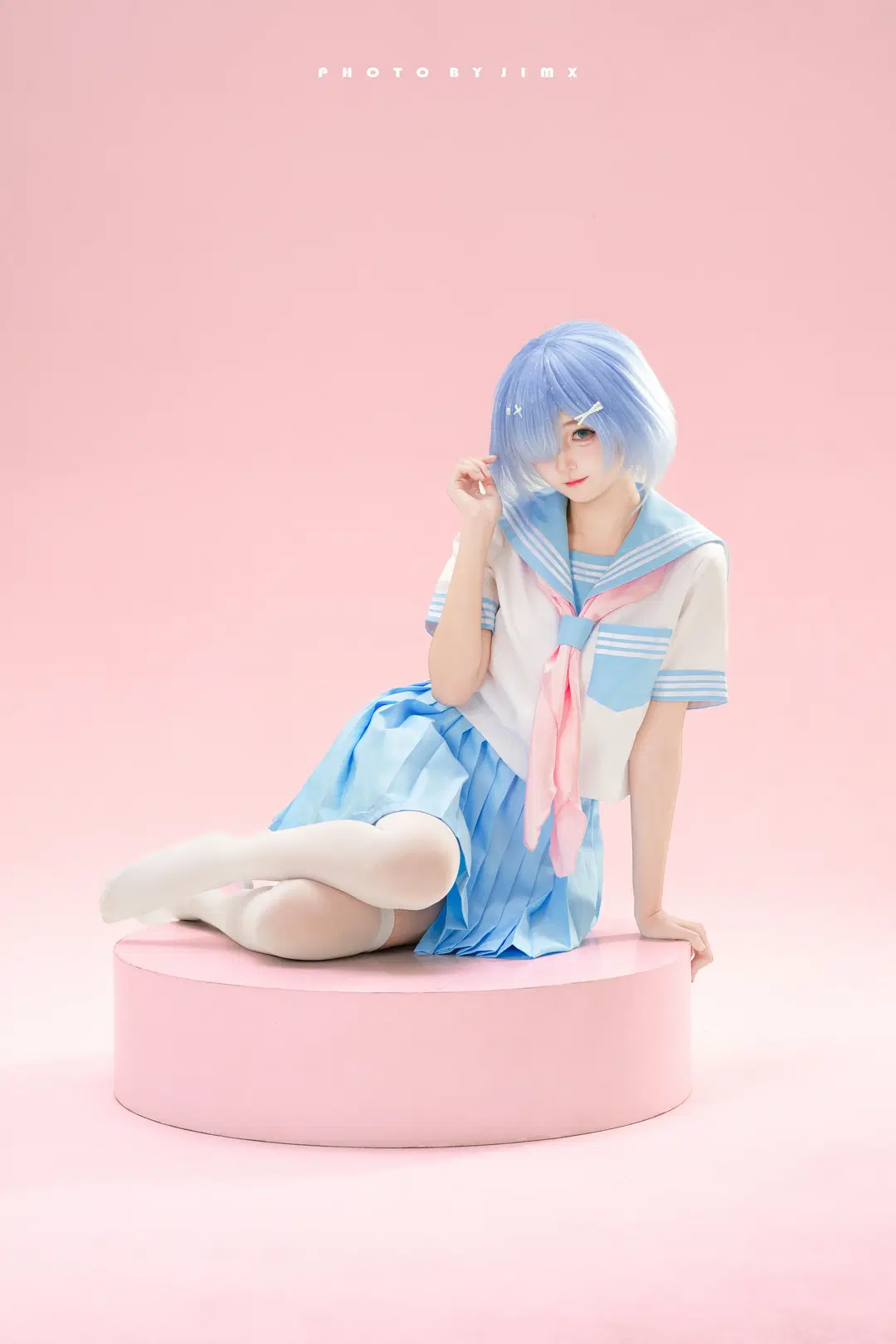 【雷姆cos】白棚粉調水手服，甜度拉滿 - 猫活150 - 第5張