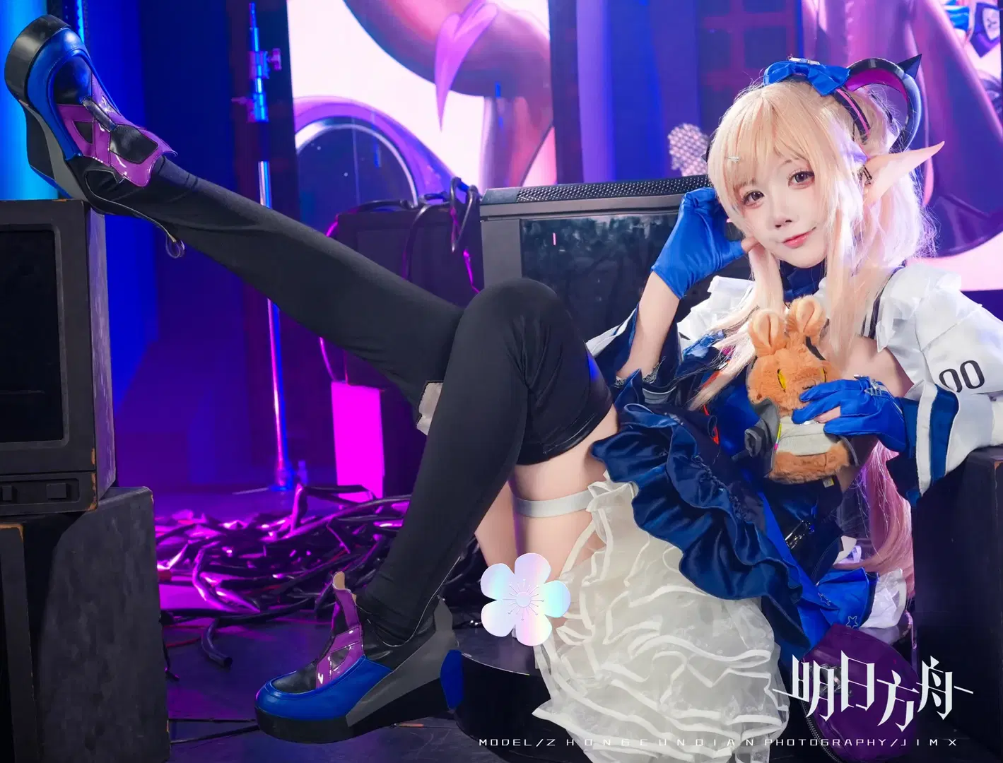 Arknights, Anime cosplay, Liino cosplay, Stockings, Journey to the Abyss