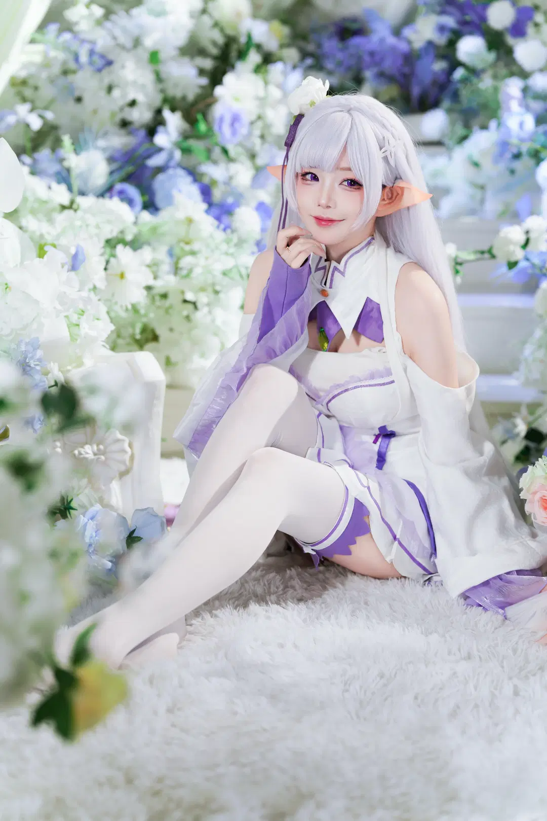 【爱蜜莉雅cos】从零开始的异世界生活 纯白花嫁风精灵少女 - 猫活150 - 第4张